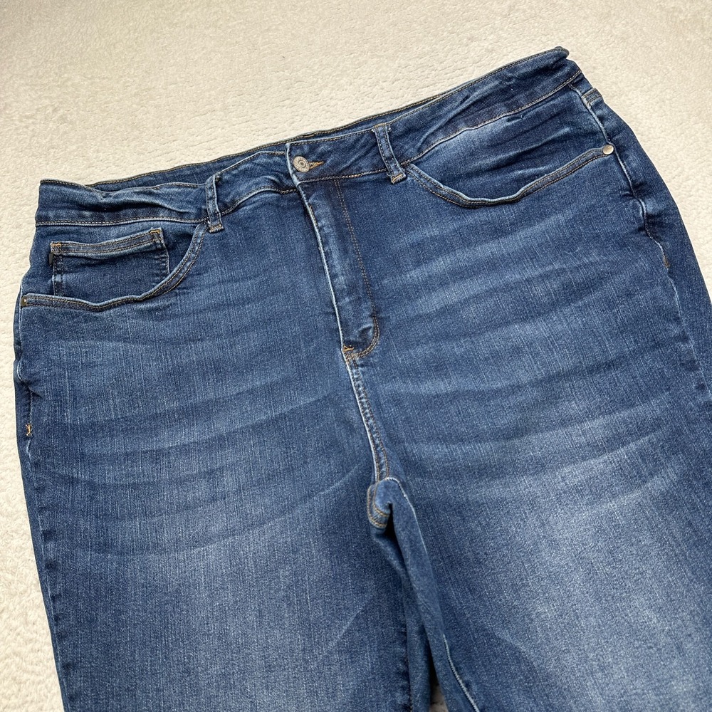 Judy Blue Jeans Size 22W (FITS 40x28) Denim Skinny Fit High Rise Stretch JB88365 - Picture 2 of 11
